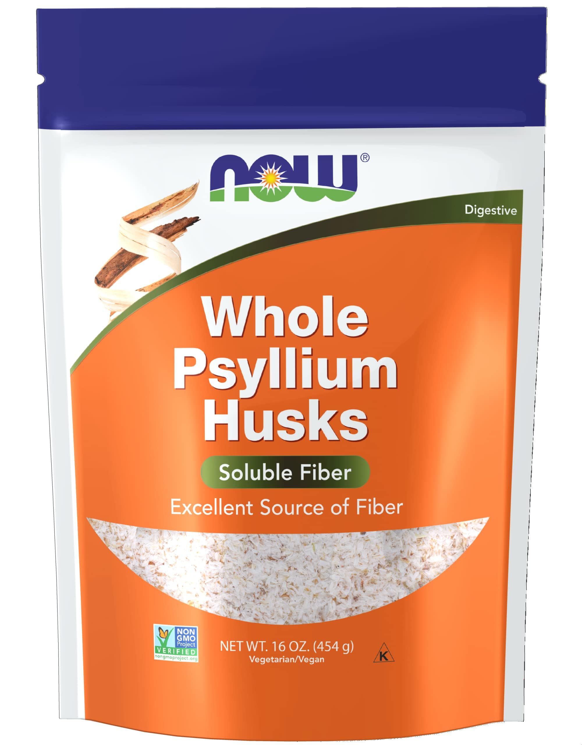 Foto 2 pulgar | Suplemento Now Fibra Soluble de Cáscaras de Psyllium Enteras 473 ml - Venta Internacional
