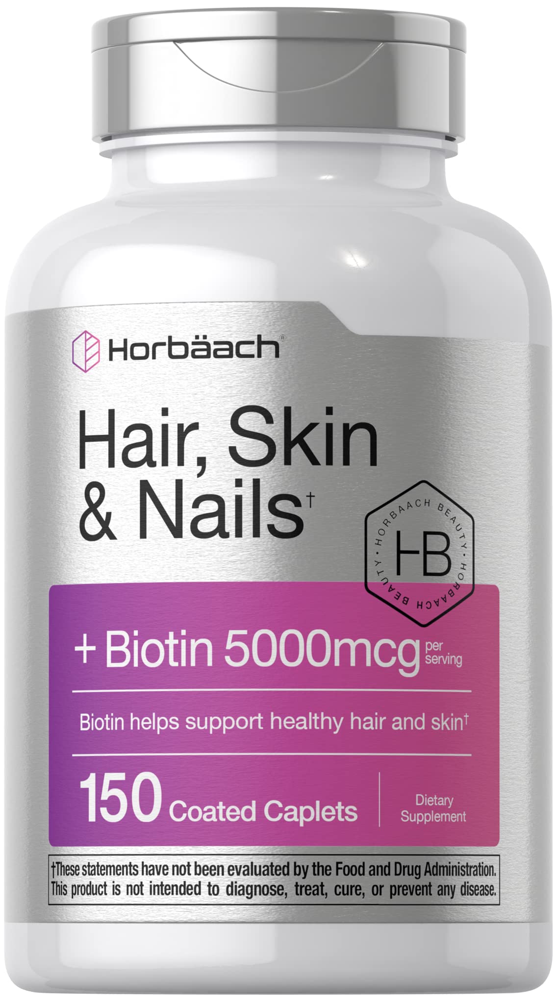 Foto 2 pulgar | Suplemento Horbäach para Cabello, Piel y Uñas 150 Cápsulas - Venta Internacional