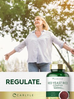 Foto 6 | Suplemento de Arroz de Levadura Roja y Policosanol Carlyle 1220 Mg 120 Cápsulas