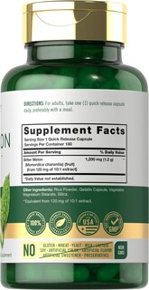 Foto 2 | Suplemento de Melón Amargo Carlyle en Cápsulas de 1200mg 180 Unidades - Venta Internacional