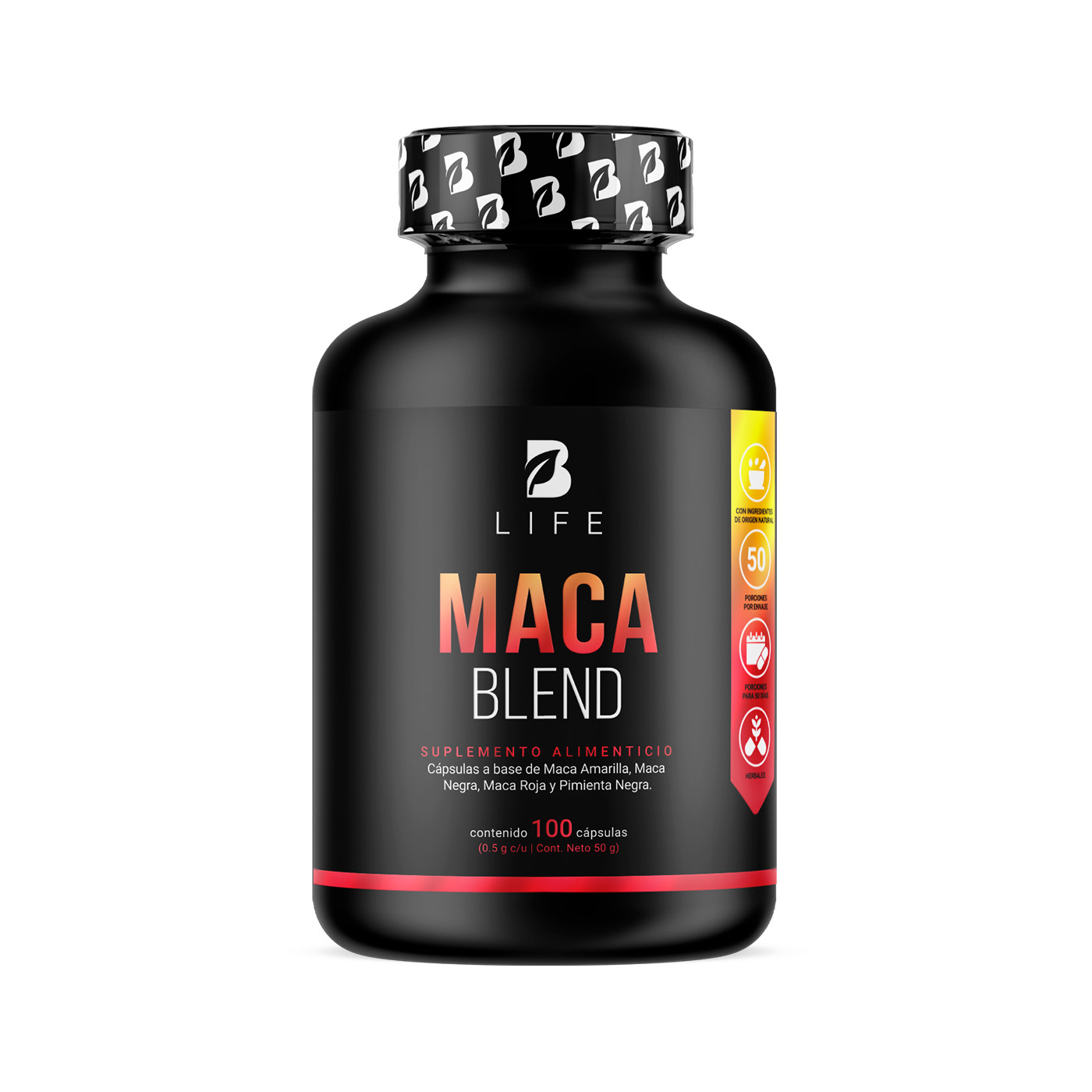 Foto 2 pulgar | Maca Blend B Life 100 Cápsulas