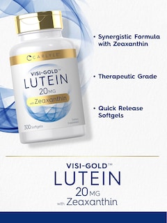 Foto 3 | Suplemento Carlyle de Luteína y Zeaxantina 20 Mg 300 Cápsulas Blandas - Venta Internacional