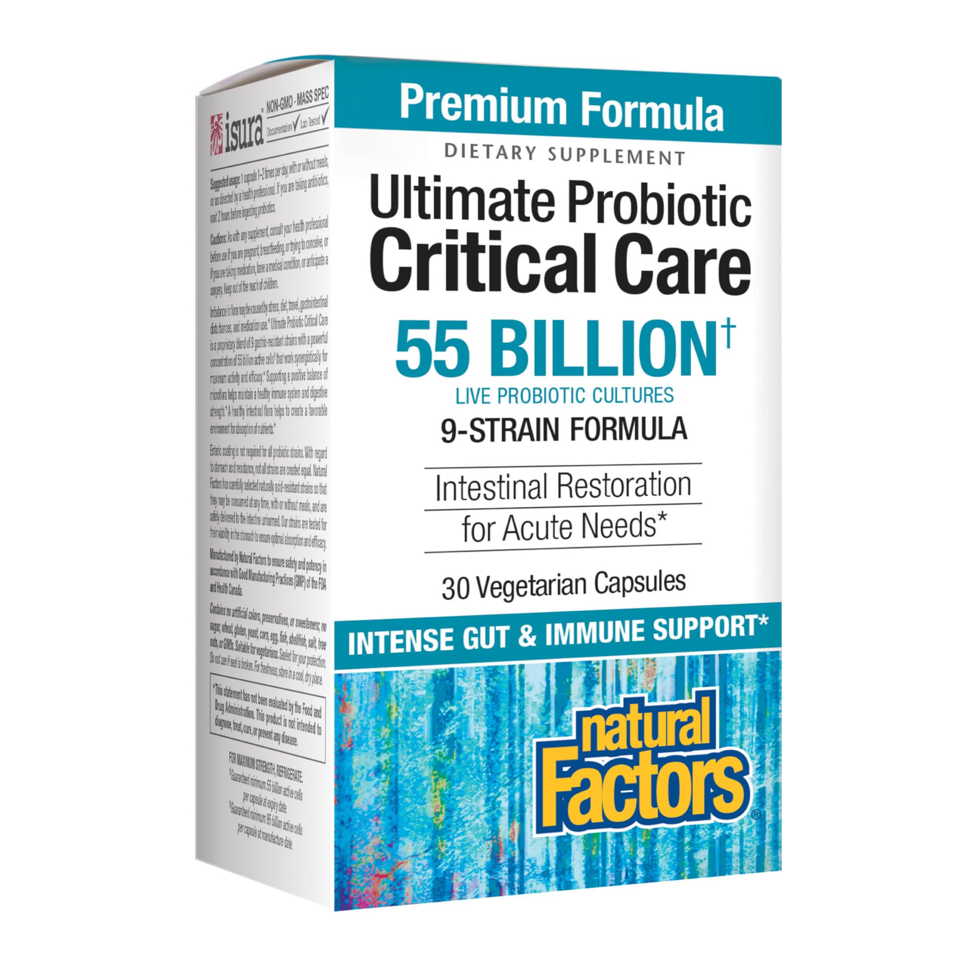 Foto 1 | Probiótico Natural Factors Ultimate Critical Care (55 Mil Millones) - Apoyo Digestivo y Refuerzo Inmunológico