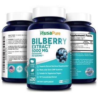 Foto 4 | Suplemento Nusapure de Extracto de Arándano 5000 mg 200 Cápsulas - Venta Internacional