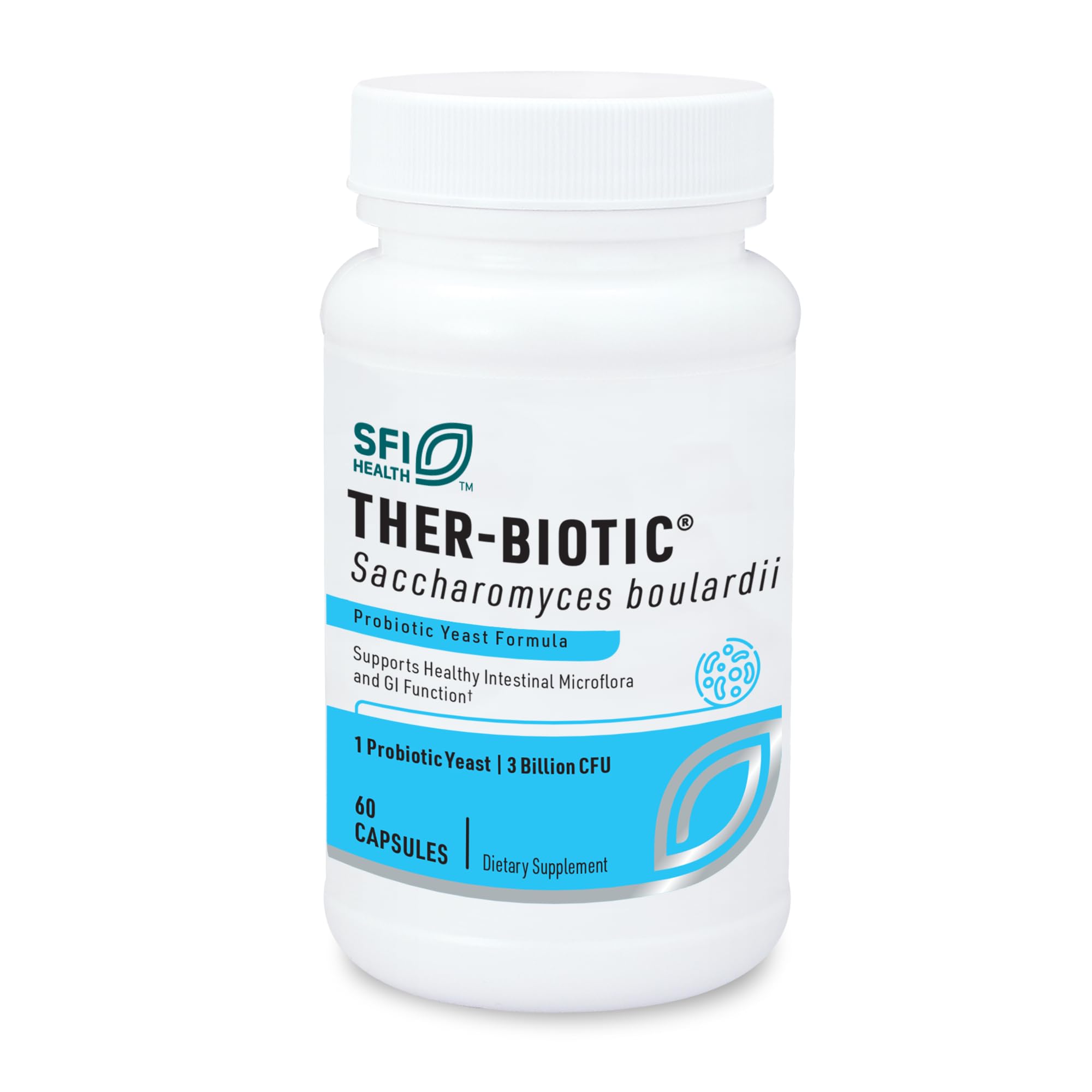 Foto 1 | Suplemento Probiótico Saccharomyces Boulardii de Klaire Labs 60 Cápsulas - Venta Internacional