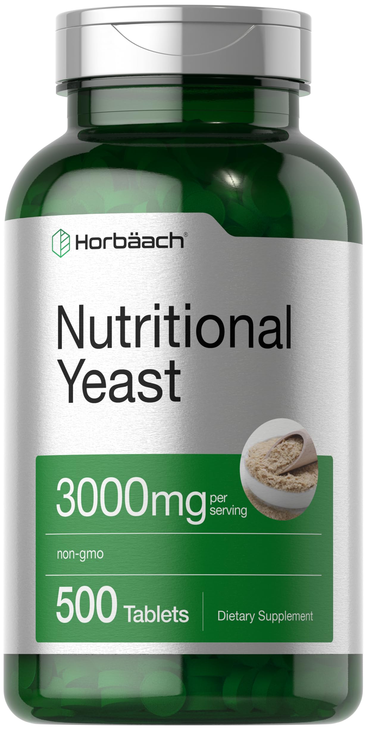 Suplemento Horbaach de Levadura Nutricional 3000 Mg de B12 - Venta Internacional