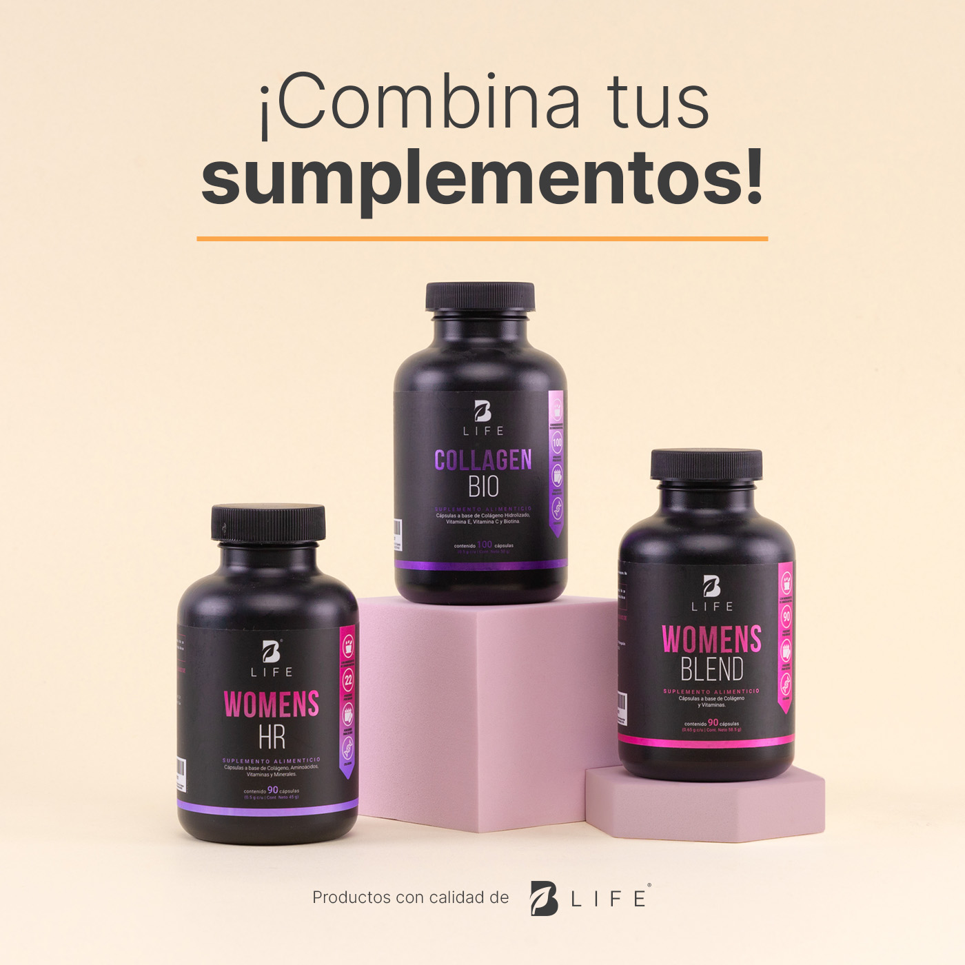 Foto 5 | Womens Hair B Life. 90 Cápsulas
