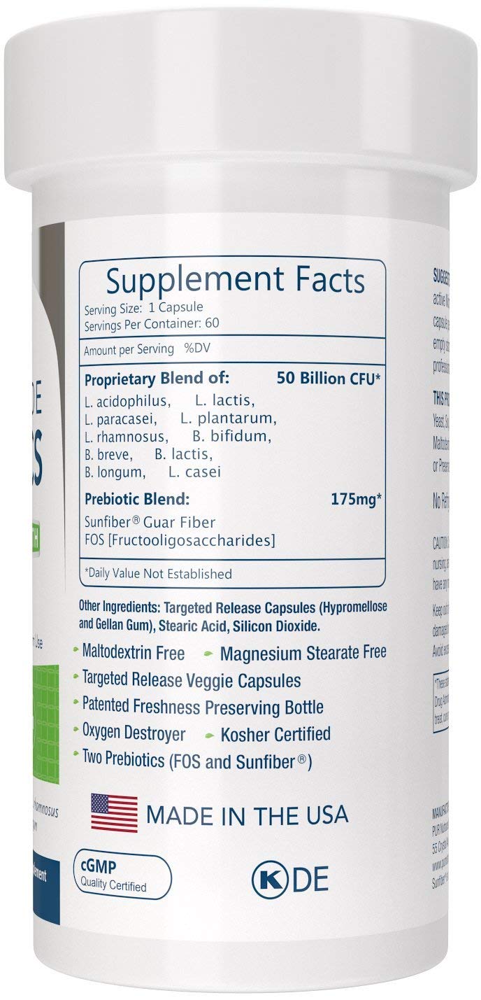 Foto 5 pulgar | Nutracéuticos Probióticos Pur De Grado Clínico 50b 60 Cápsulas - Venta Internacional