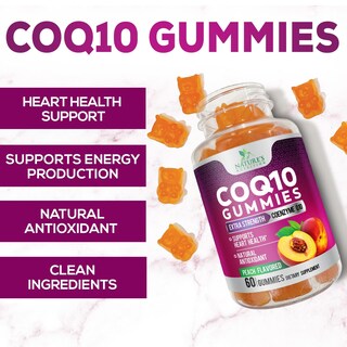 Foto 5 | Gomitas de Coq10 Supplement Nature's Nutrition 100 Mg 60 Unidades - Venta Internacional