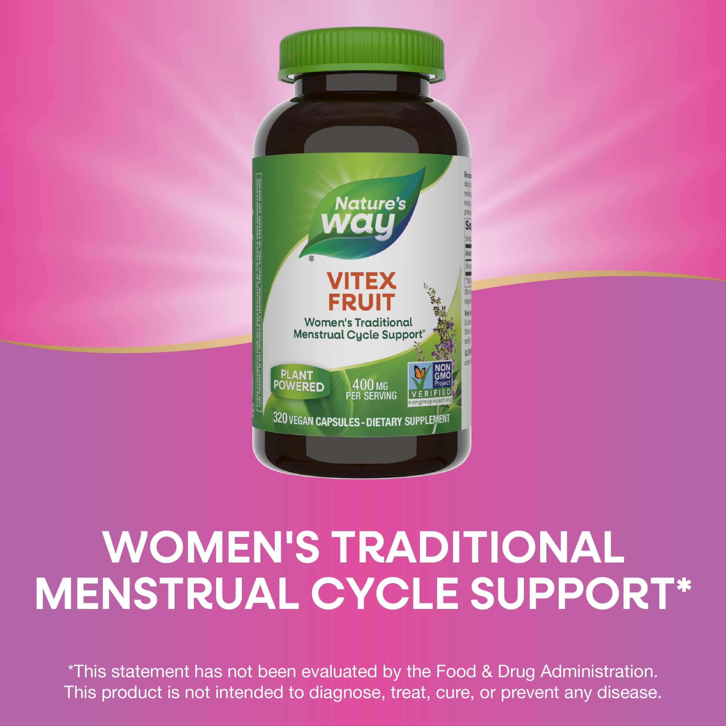 Foto 5 pulgar | Suplemento Nature's Way Vitex Fruit 320 Cápsulas - Venta Internacional