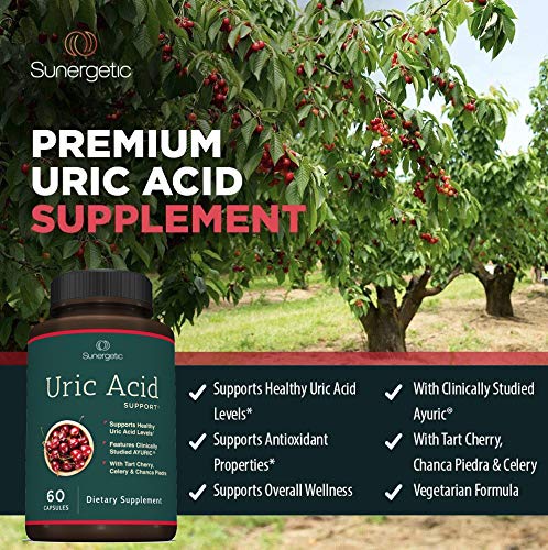 Foto 4 | Suplemento Sunergetic Premium Uric Acid Support 60 Cápsulas - Venta Internacional