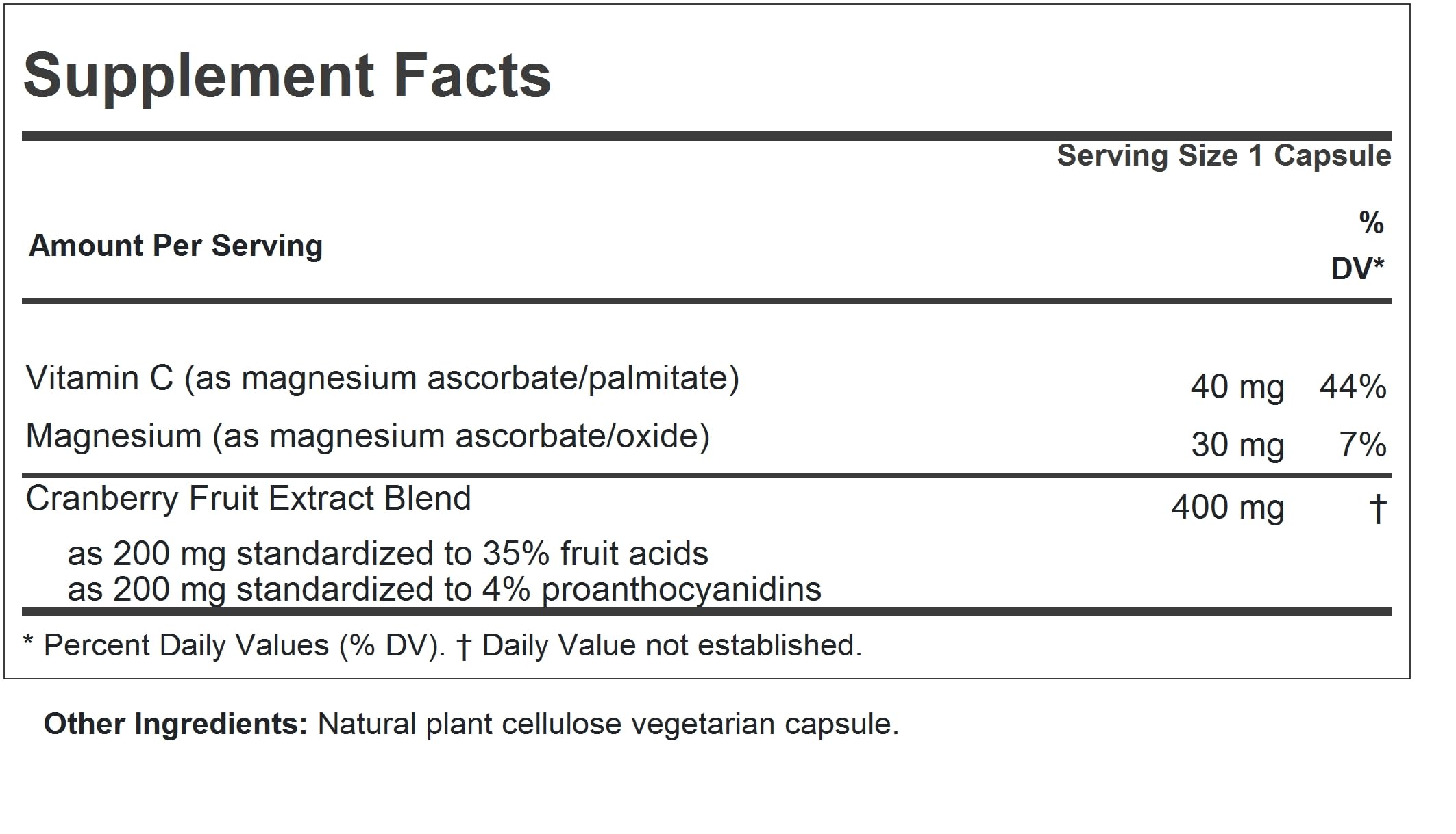 Foto 2 | Suplemento Andrew Lessman Cranberry Benefits 180 Cápsulas - Venta Internacional