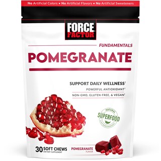 Foto 1 | Suplemento Force Factor Pomegranate Soft Chews 30 Unidades - Venta Internacional