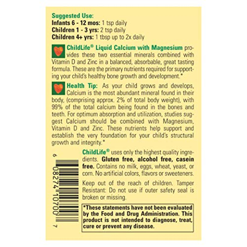 Foto 6 pulgar | Suplemento Childlife Essentials Liquid Calcio Magnesio 480 4 Piezas- Venta Internacional