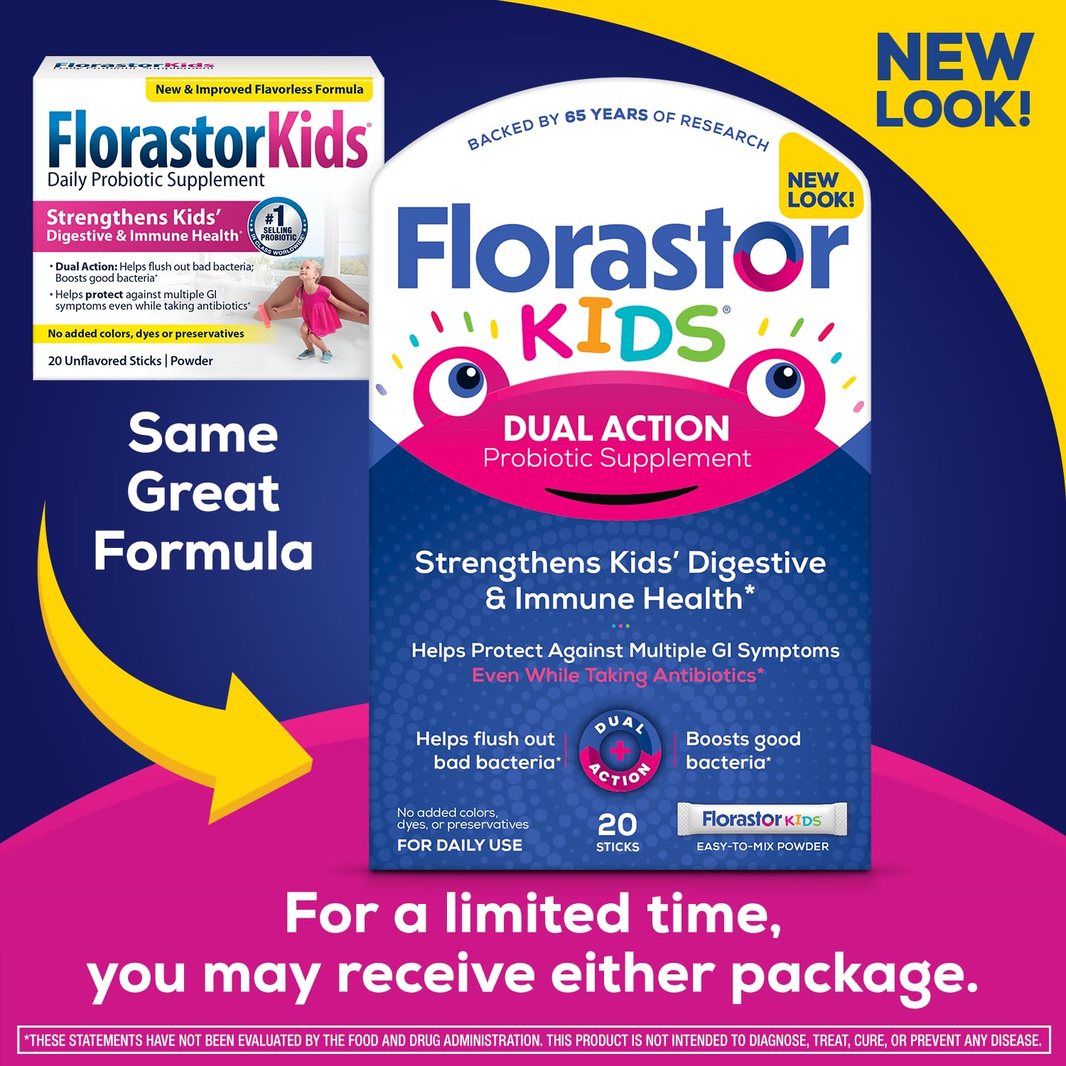 Foto 3 pulgar | Suplemento Florastor Kids Daily Probiotic En Polvo Sin Sabor - Venta Internacional