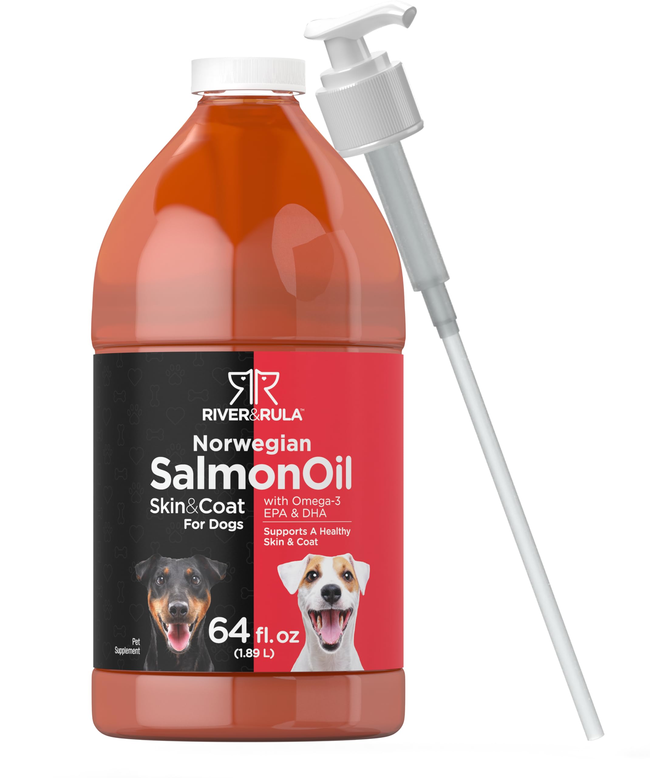Suplemento Horbaach Aceite de Salmón para Perros 1,89 l - Venta Internacional