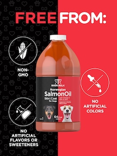 Foto 5 | Suplemento Horbaach Aceite de Salmón para Perros 1,89 l - Venta Internacional