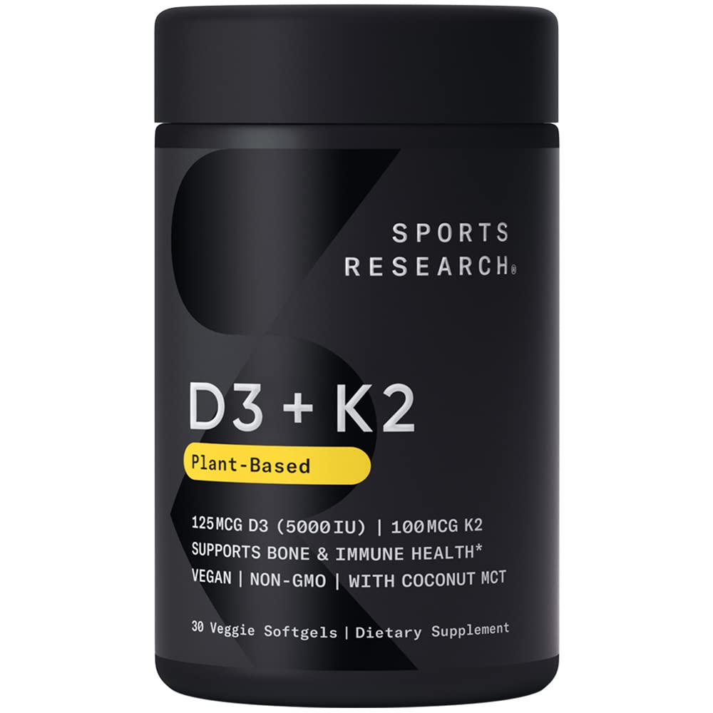 Foto 2 pulgar | Vitamina D3 y K2  Sports Research Vegana 5000 Iu - Venta Internacional