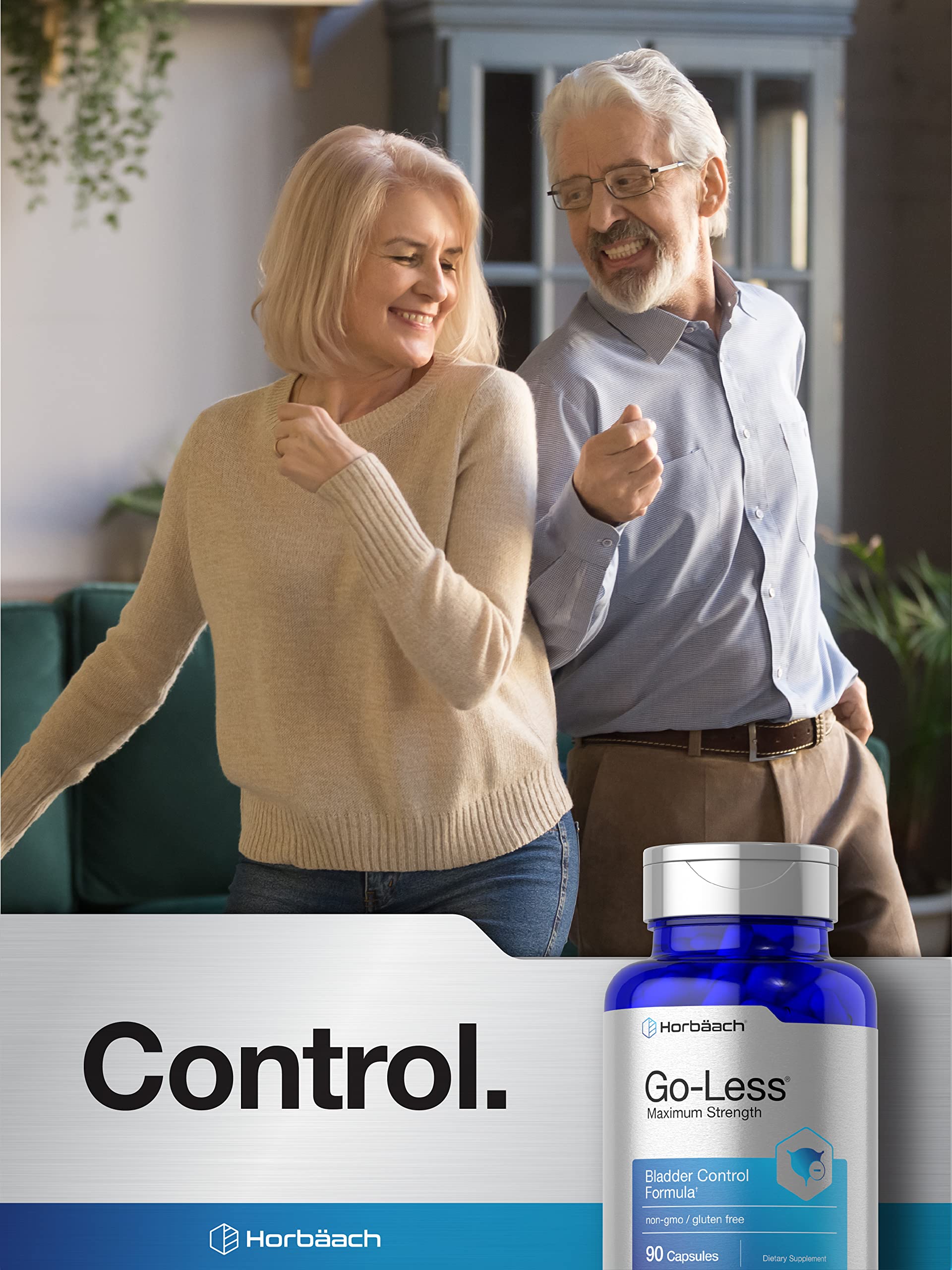Foto 7 pulgar | Píldoras para el Control de la Vejiga Horbaach Go Less 90 Cápsulas - Venta Internacional
