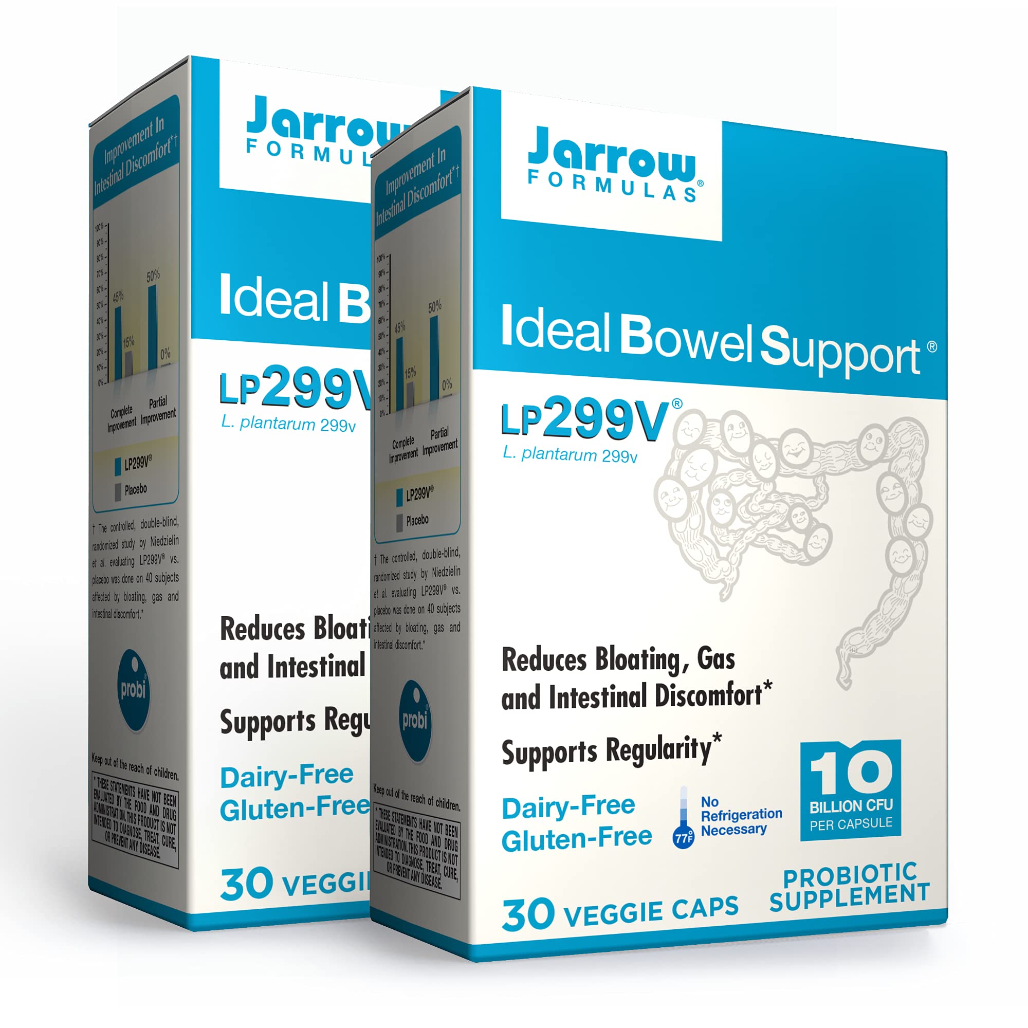 Foto 2 pulgar | Suplemento Jarrow Formulas Ideal Bowel Support 10b 60 Cápsulas 2 Paquetes - Venta Internacional