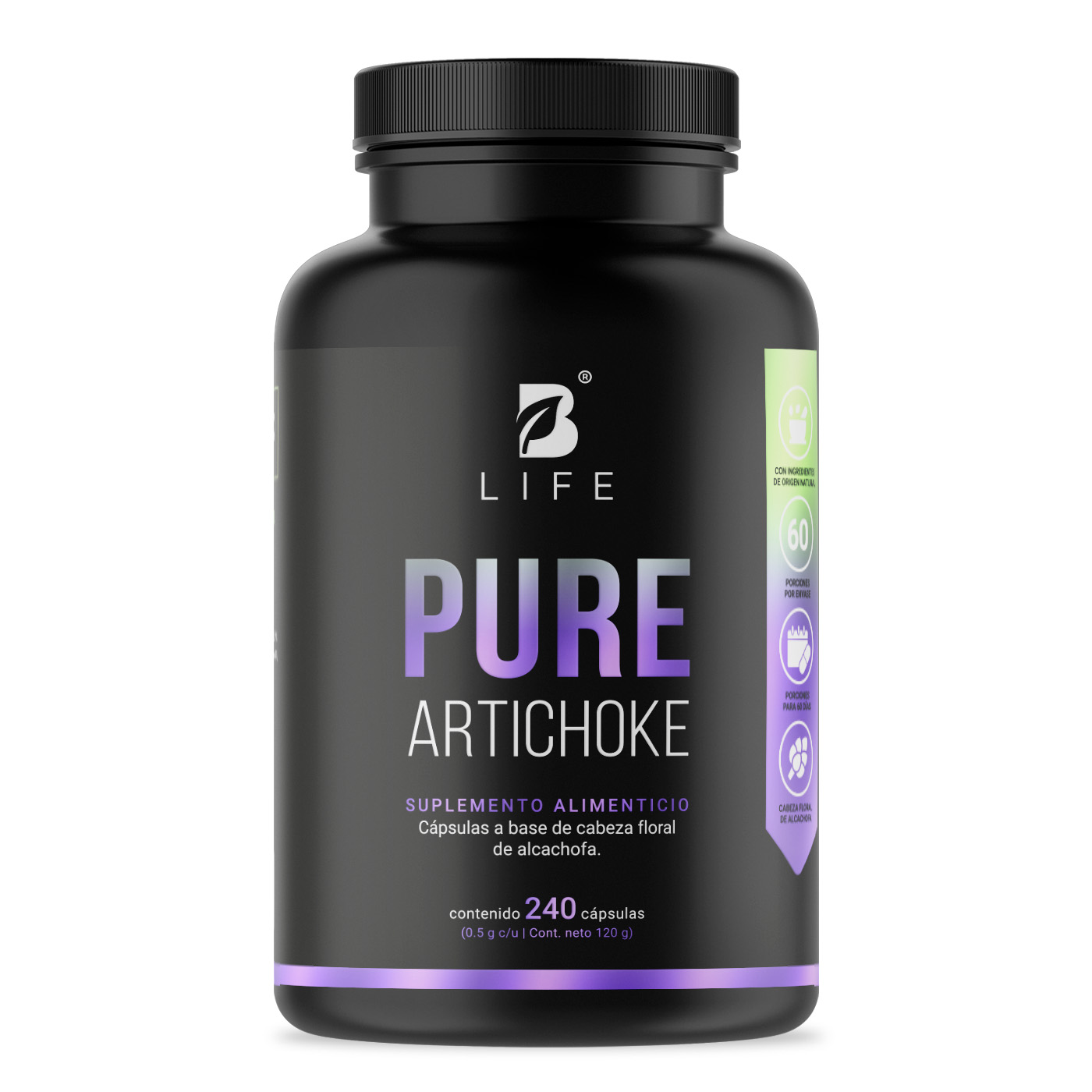 Foto 1 | Suplemento B Life Pure Artichoke de 240 Cápsulas