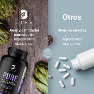 Foto 4 | Suplemento B Life Pure Artichoke de 240 Cápsulas