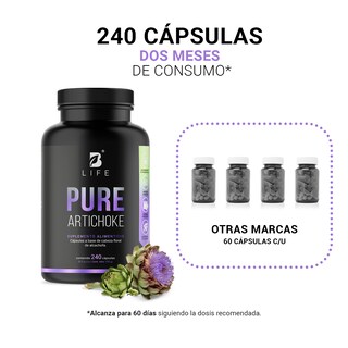 Foto 5 | Suplemento B Life Pure Artichoke de 240 Cápsulas