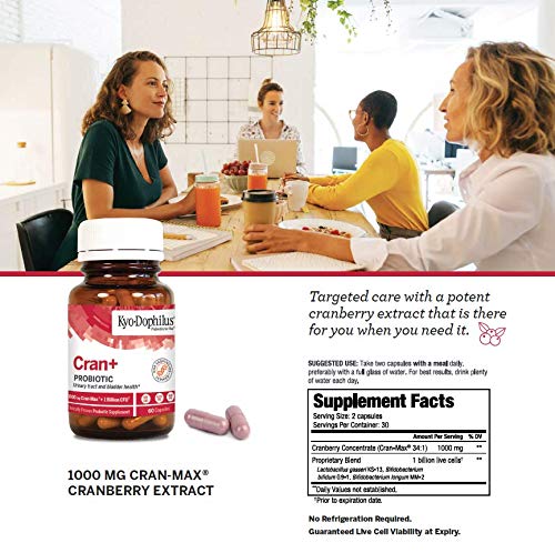 Foto 6 pulgar | Suplemento Probiótico Kyolic Kyo-dophilus Cran+ 60 Cápsulas - Venta Internacional