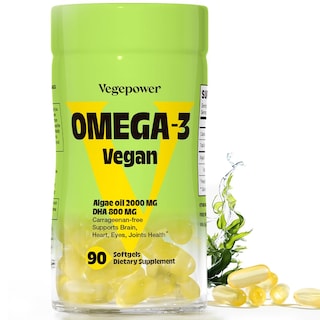 Foto 1 | Suplemento Vegepower de Aceite de Algas Omega-3 Dha Vegano 90 Cápsulas Blandas - Venta Internacional