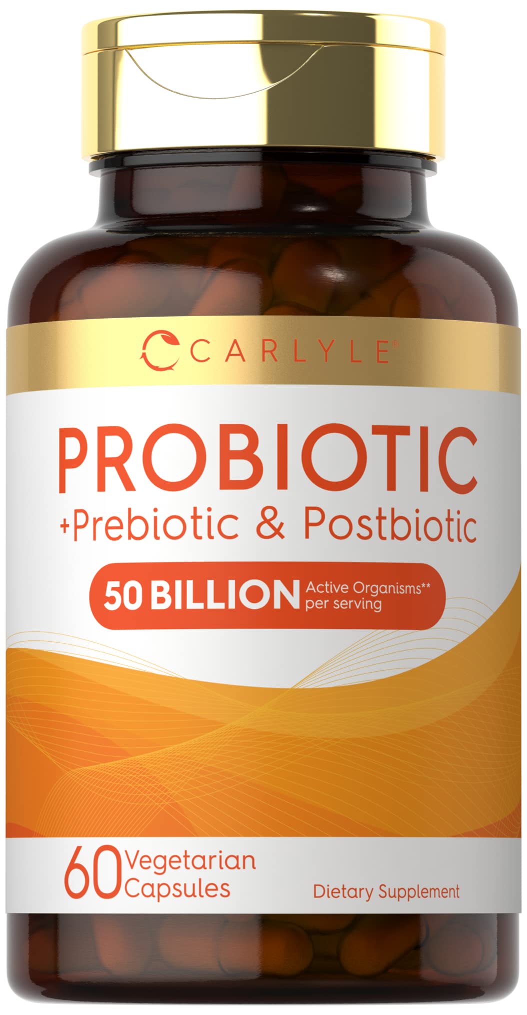 Suplemento Carlyle Prebiótico/ Probiótico y Postbiótico 50b CFU - Venta Internacional