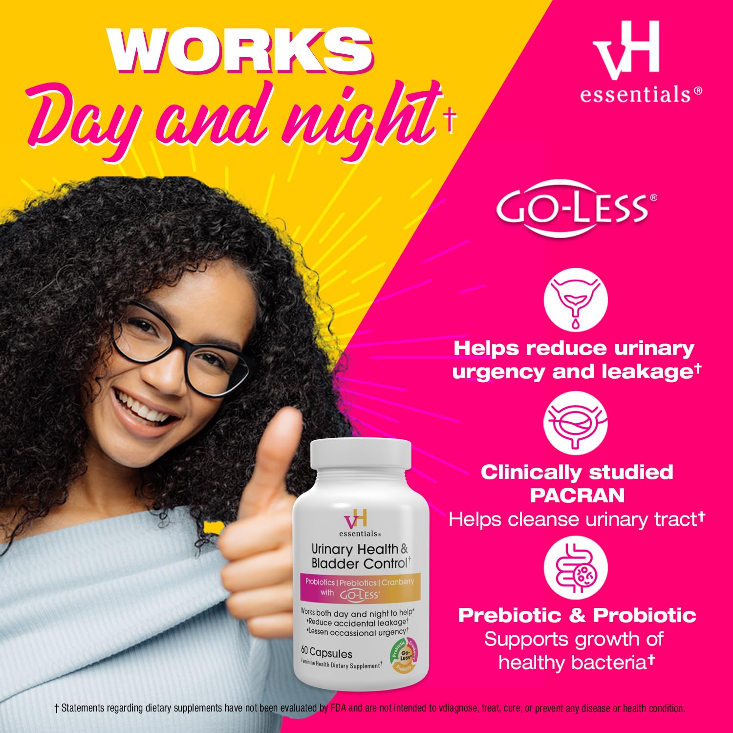 Foto 4 pulgar | Suplemento Vh Essentials Urinary Health 60 Cápsulas - Venta Internacional