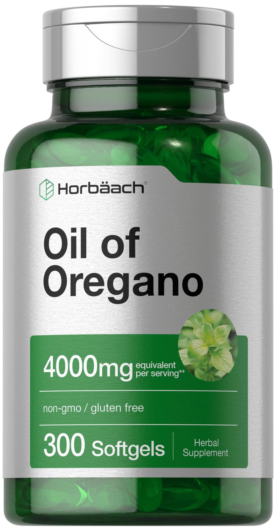 Foto 1 | Suplemento Horbäach Aceite De Orégano 4000 mg 300 Cápsulas - Venta Internacional