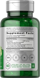 Foto 2 | Suplemento Horbäach Aceite De Orégano 4000 mg 300 Cápsulas - Venta Internacional