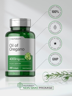 Foto 5 | Suplemento Horbäach Aceite De Orégano 4000 mg 300 Cápsulas - Venta Internacional