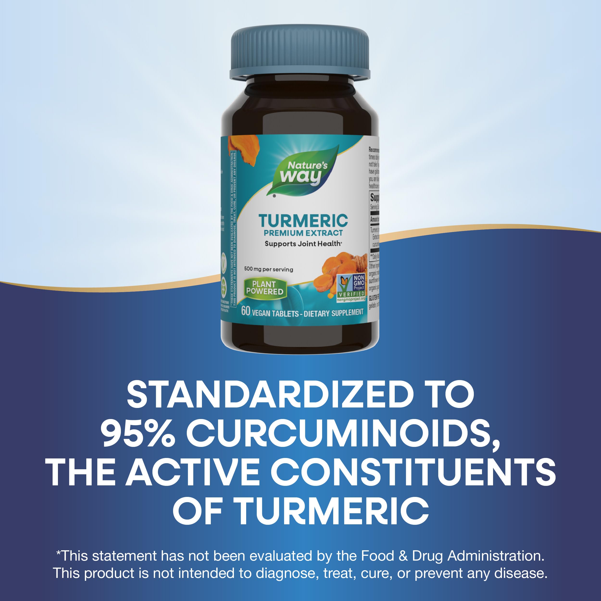 Foto 5 pulgar | Suplemento de Extracto Premium de Cúrcuma de Nature's Way 500 Mg - Venta Internacional