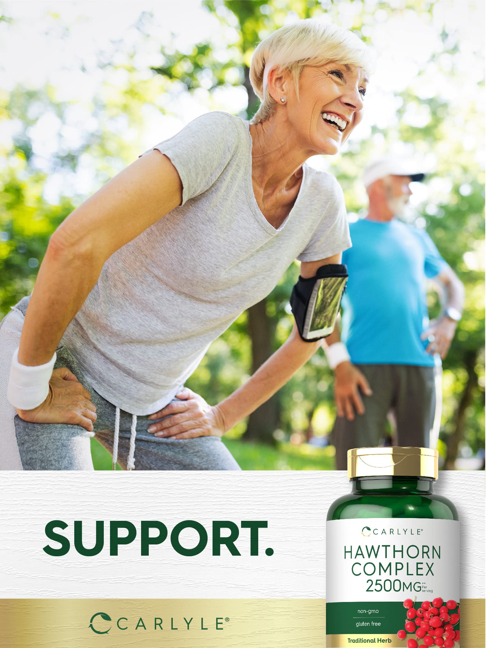 Foto 7 pulgar | Suplemento Carlyle Hawthorn Berry Complex 2500 Mg 120 Cápsulas - Venta Internacional