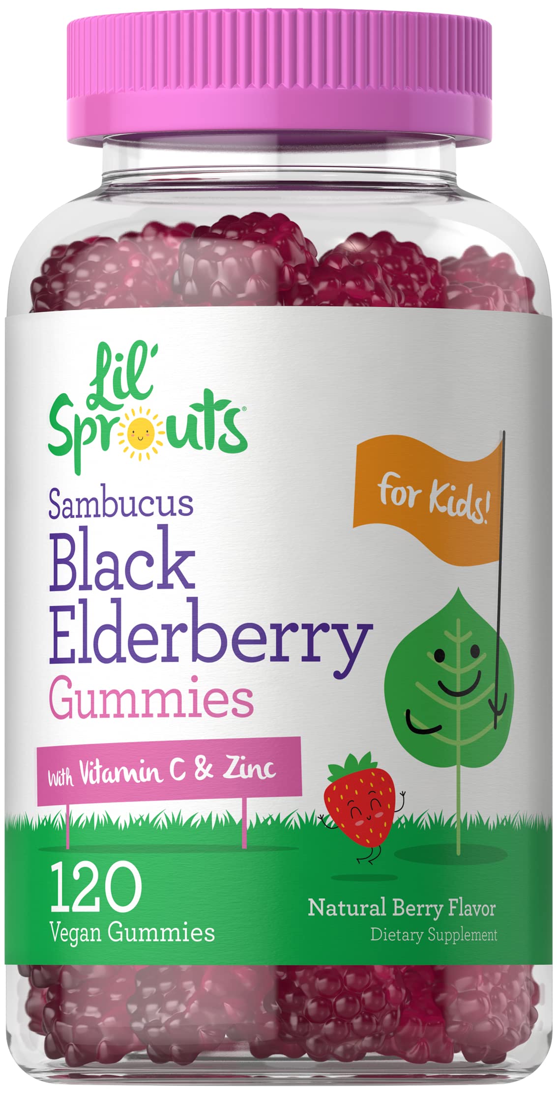 Foto 1 | Gomitas de Saúco Carlyle para Niños 120 Unidades con Zinc y Vitamina C - Venta Internacional