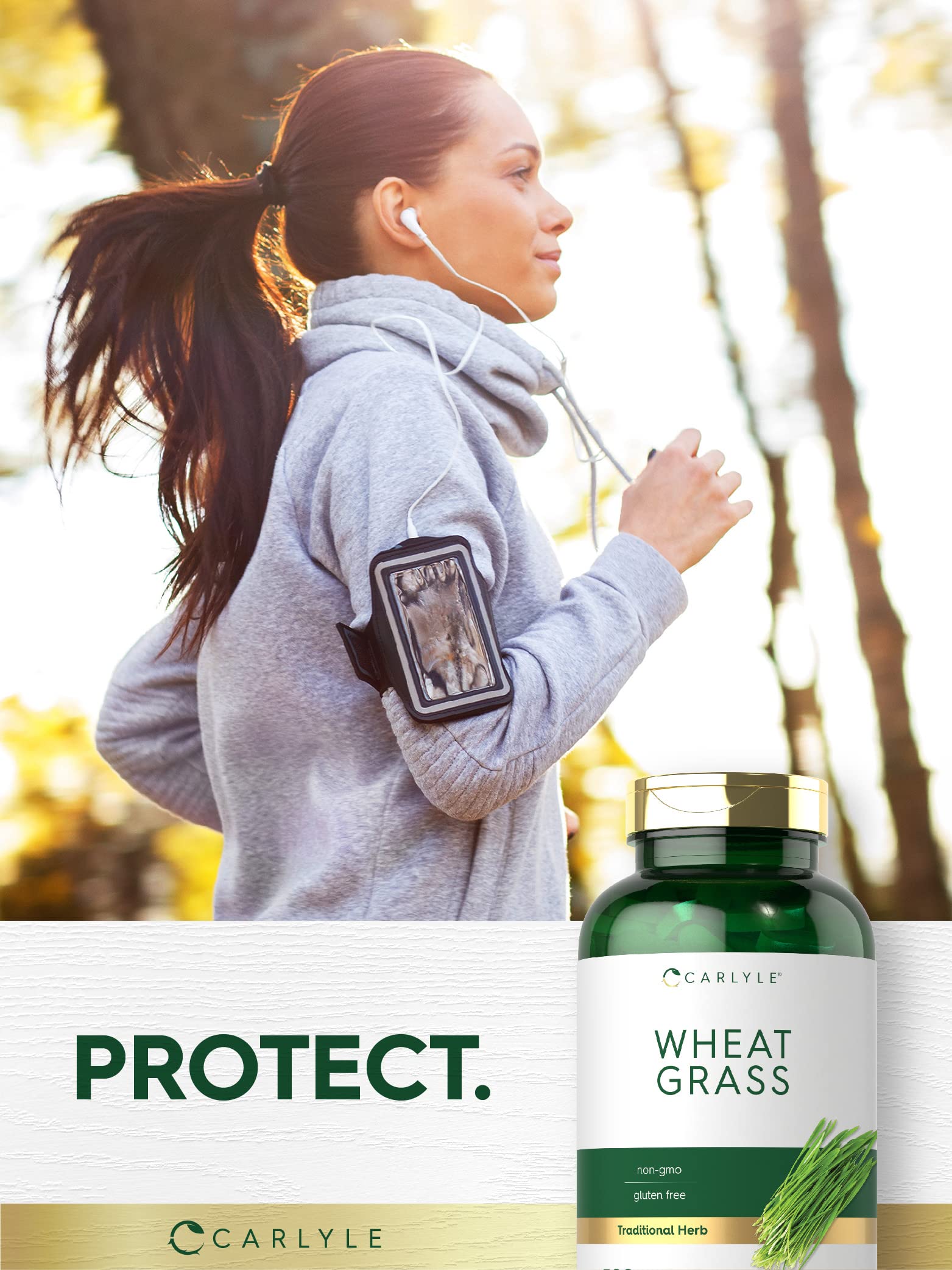 Foto 6 | Suplemento Carlyle Wheat Grass 500 Cápsulas Vegetarianas - Venta Internacional