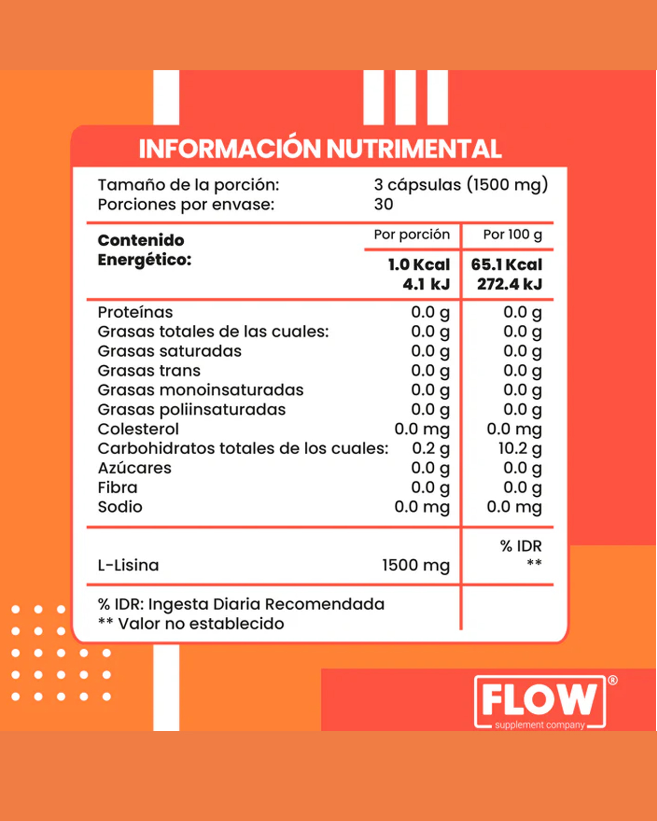 Foto 5 pulgar | Low Vitaminas Minerales y Suplementos - L-lisina con 90 Cápsulas de 500 mg c/u