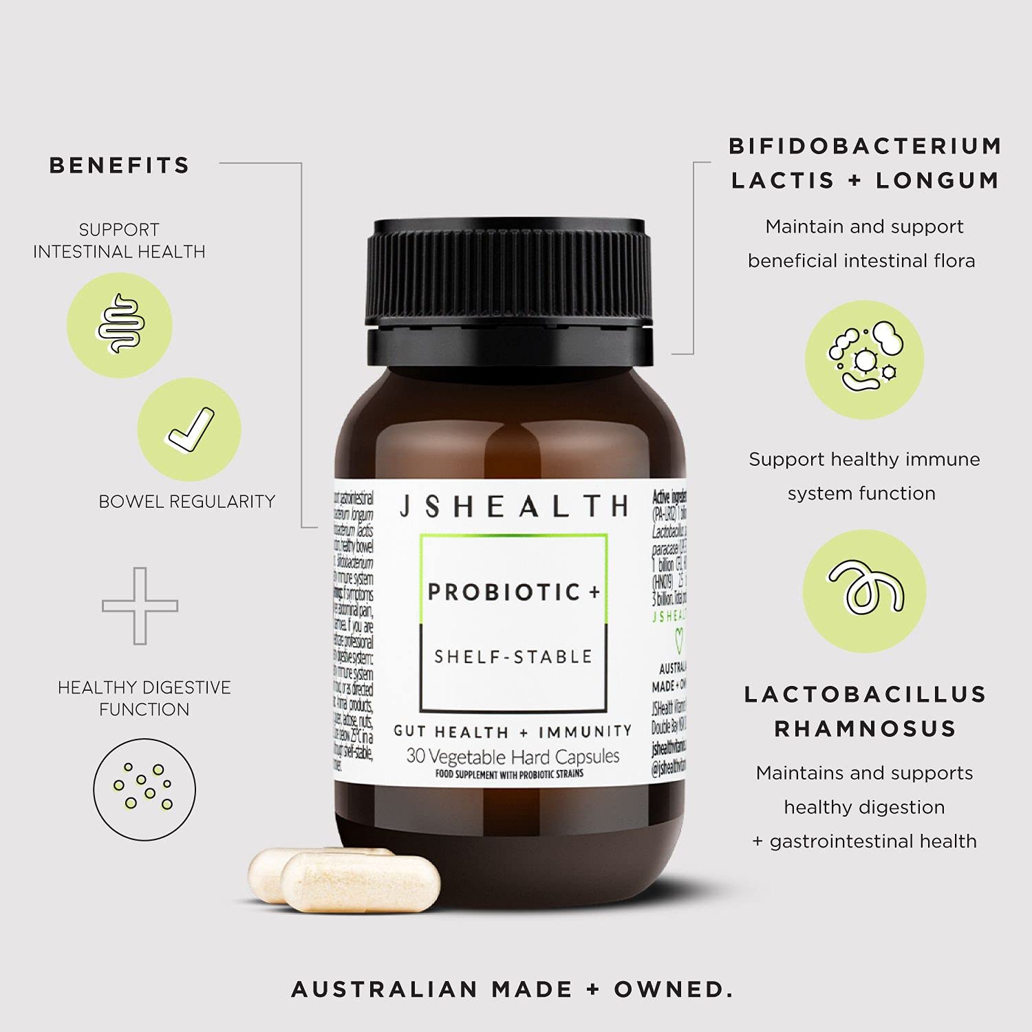 Foto 3 pulgar | Suplemento Probiótico Jshealth Gut Health & Immunity 30 Ml - Venta Internacional