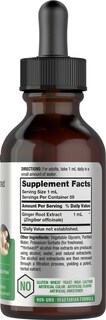 Foto 2 | Suplemento Líquido Horbäach Extracto de Raíz de Jengibre 60 ml - Venta Internacional