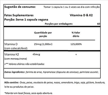 Foto 3 | Vitamina D-3 y K-2 Supplement Now Foods 120 Cápsulas Vegetarianas - Venta Internacional
