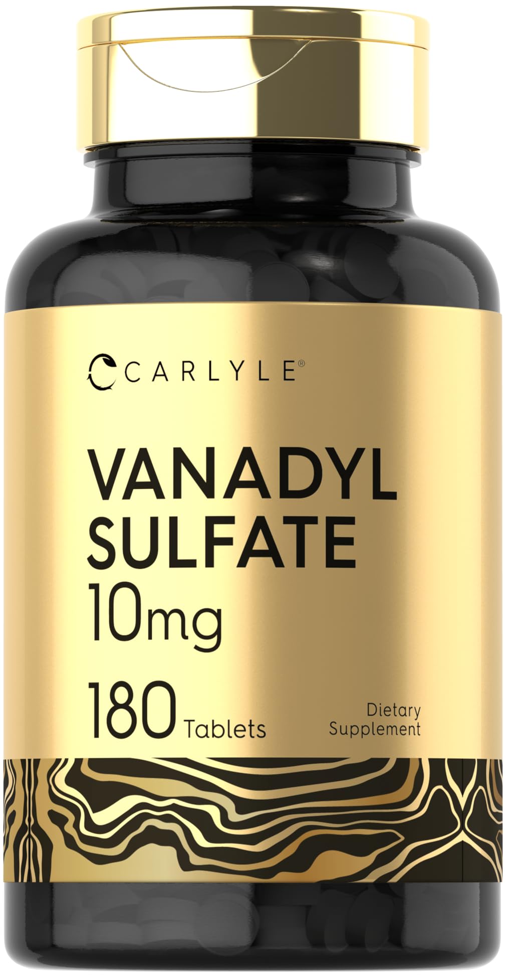 Foto 2 pulgar | Suplemento de Sulfato de Vanadilo Carlyle 10 Mg 180 Tabletas Vegetarianas