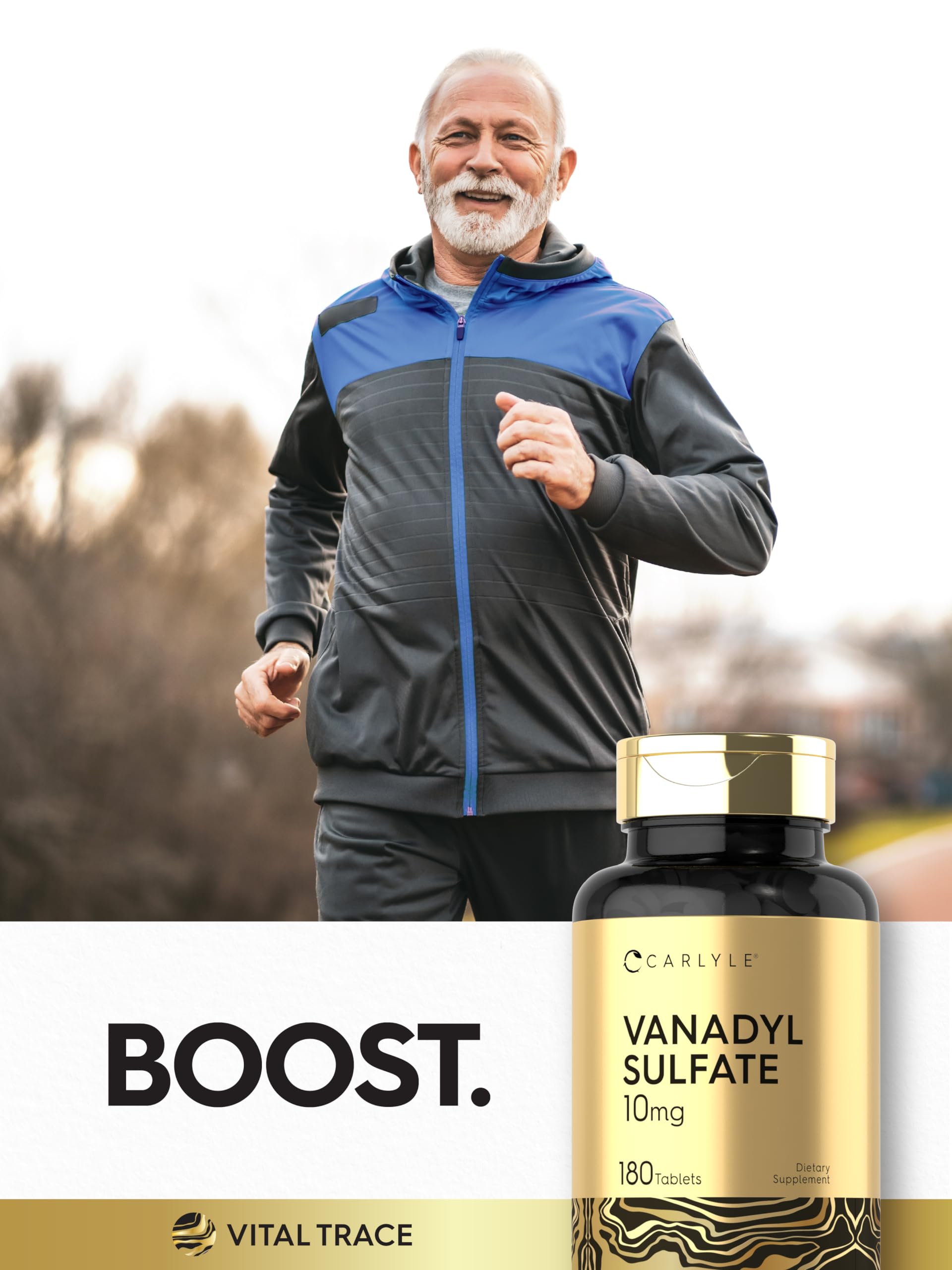 Foto 7 | Suplemento de Sulfato de Vanadilo Carlyle 10 Mg 180 Tabletas Vegetarianas