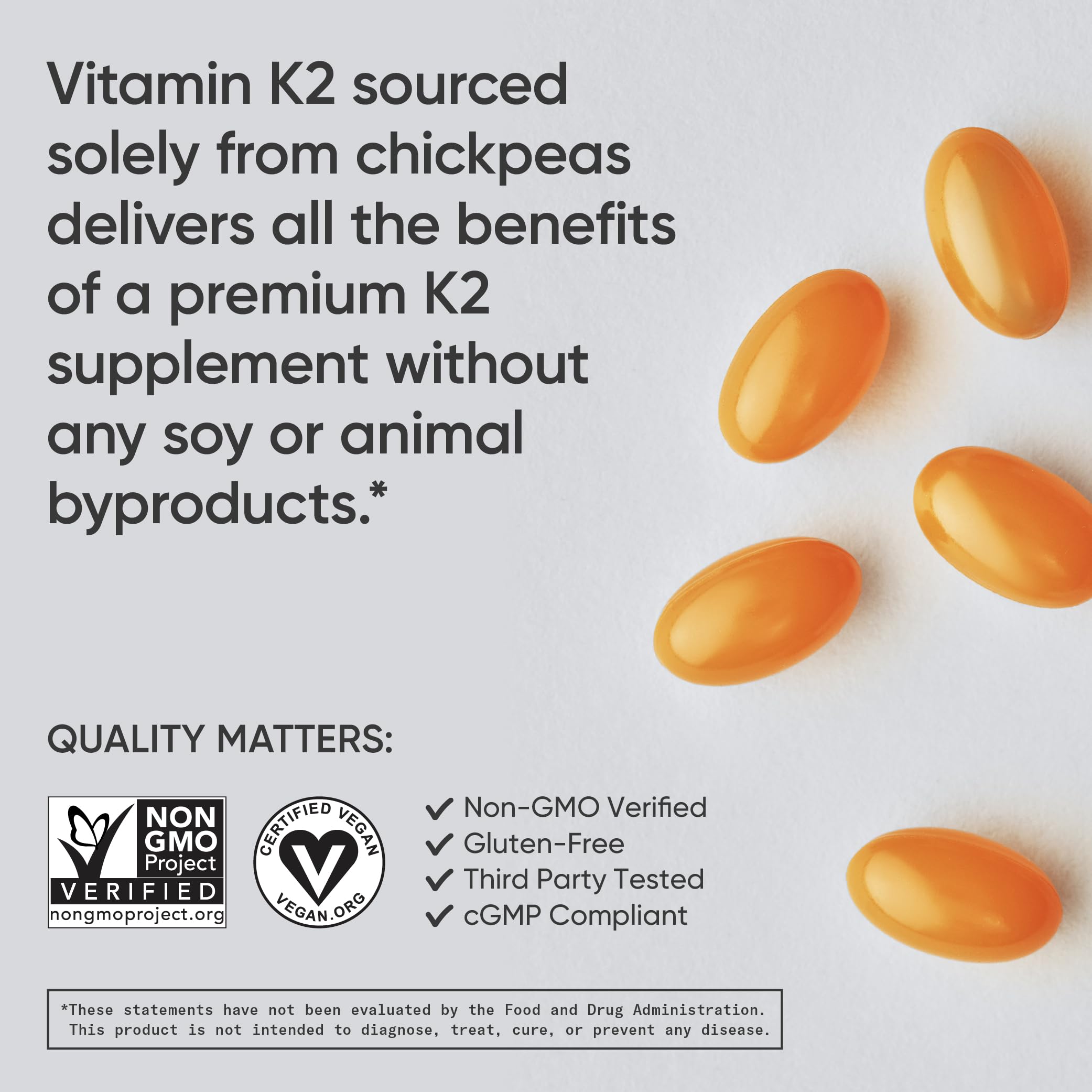 Foto 5 pulgar | Suplemento Sports Research Vitamina K2 Mk7 100 Mcg 60 Cápsulas Blandas - Venta Internacional