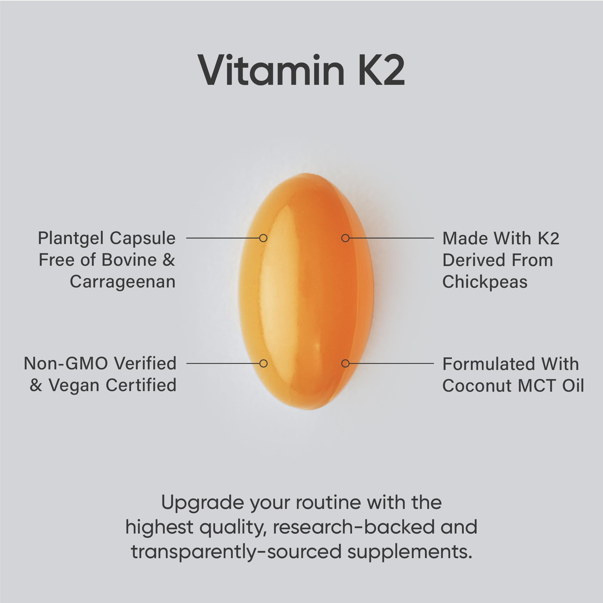 Foto 6 pulgar | Suplemento Sports Research Vitamina K2 Mk7 100 Mcg 60 Cápsulas Blandas - Venta Internacional