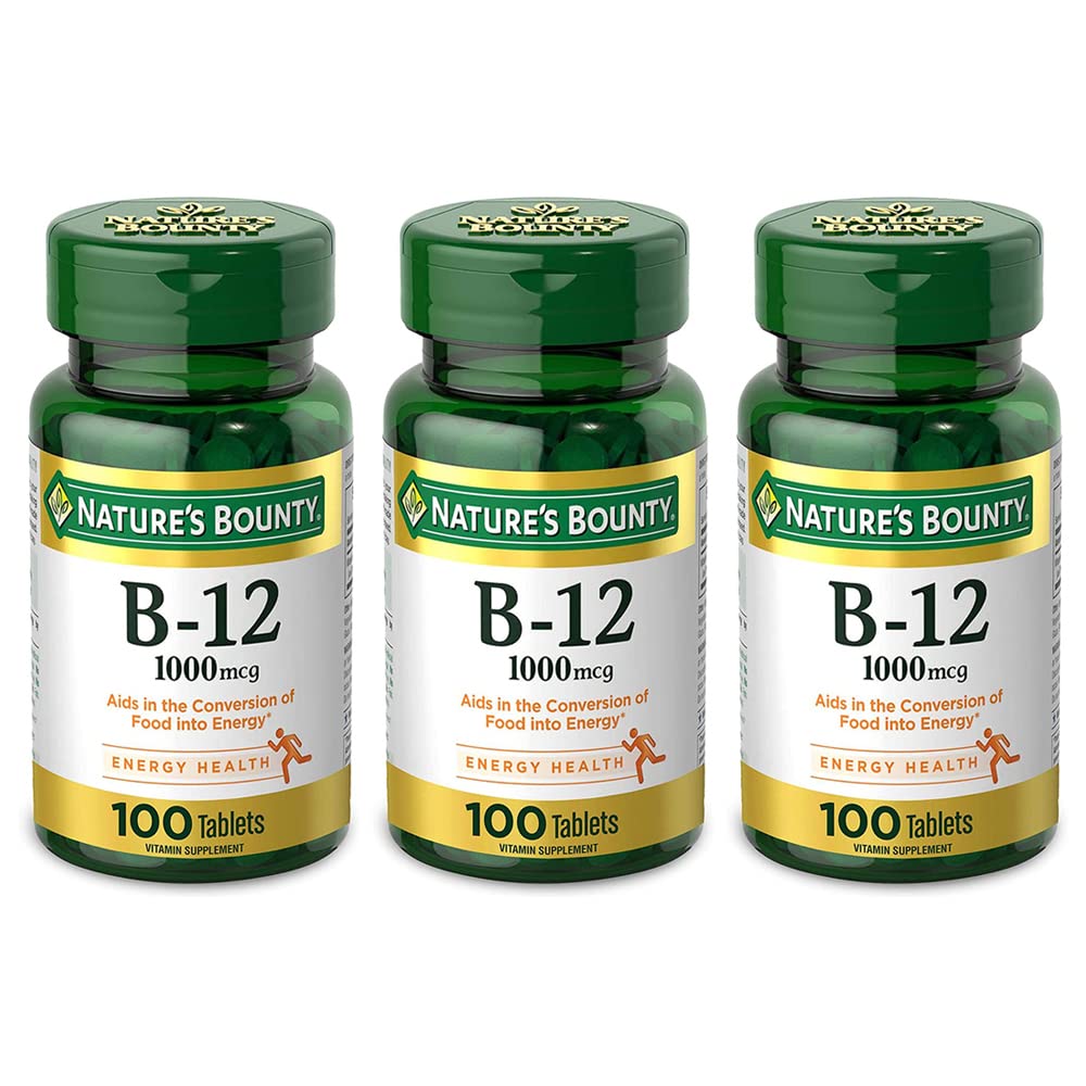 Foto 2 pulgar | Vitamina B12 Nature's Bounty Tabletas De 1000 Mcg 100 Unidades X3 - Venta Internacional