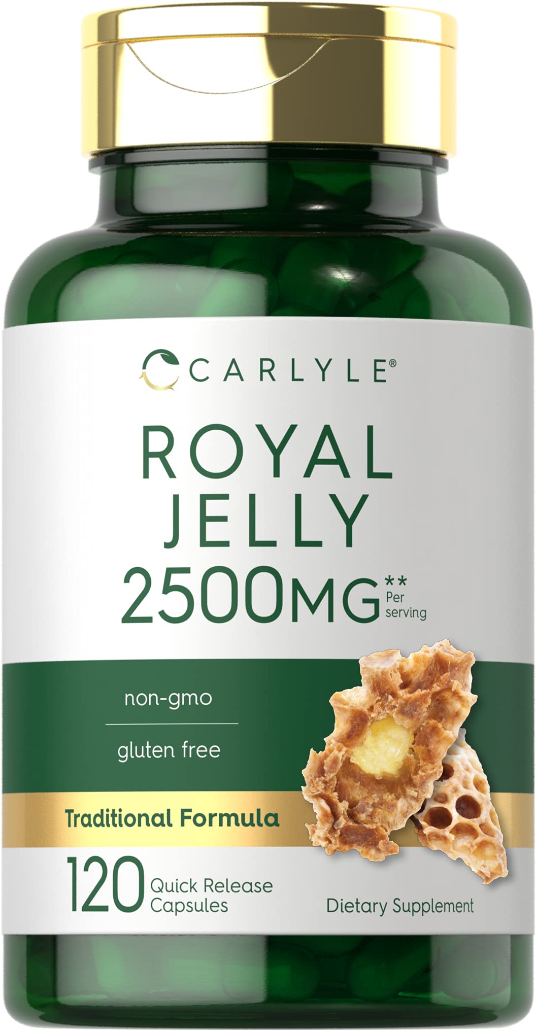 Foto 2 pulgar | Suplemento Carlyle Royal Jelly Cápsula de 2500 Mg 120 Unidades - Venta Internacional