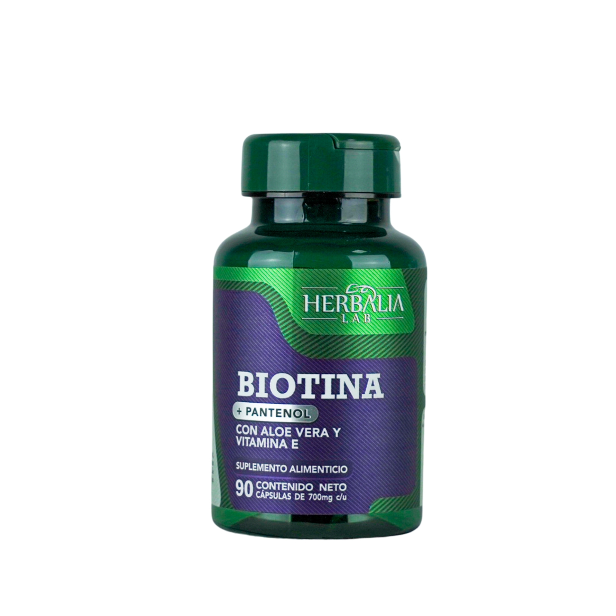 Foto 2 pulgar | Herbalia Lab Vitaminas Hair Boost Biotina + Pantenol con Aloe Vera Y Vitamina E Formula Premium