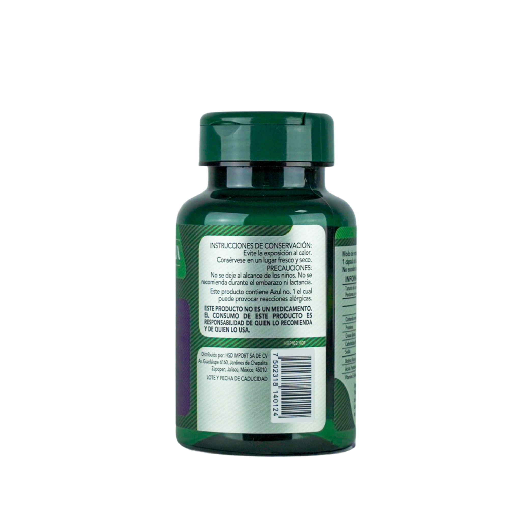 Foto 4 pulgar | Herbalia Lab Vitaminas Hair Boost Biotina + Pantenol con Aloe Vera Y Vitamina E Formula Premium